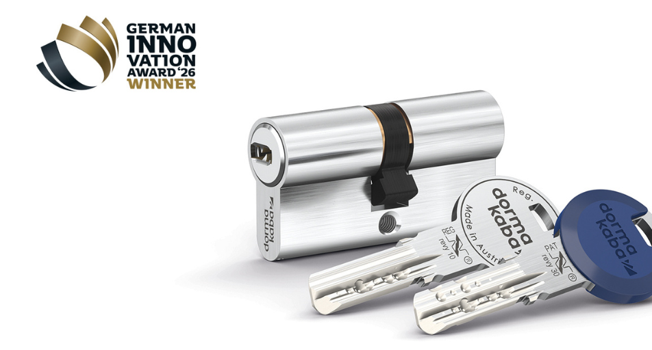 dormakaba receives the 2026 German Innovation Award for the revy Mechanical Locking System